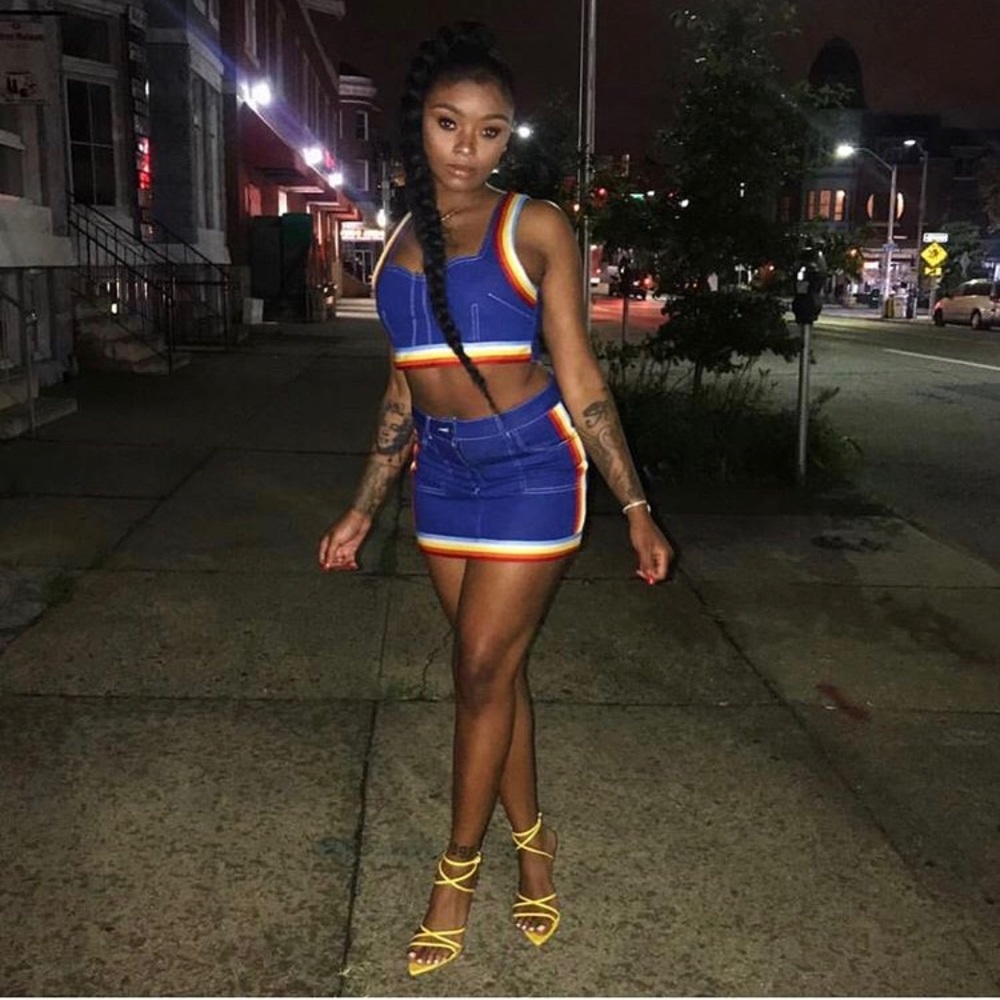 Shane Justin skirt set